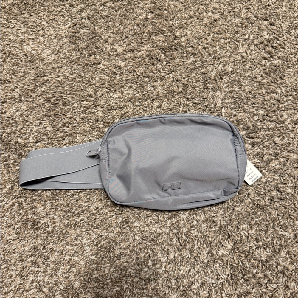 NEW VS PINK Grey Belt Bag